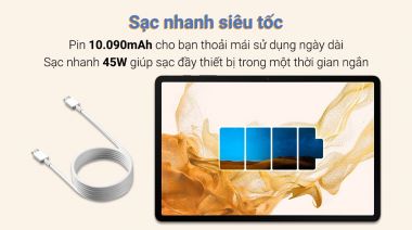Samsung Galaxy Tab S8 Plus Mới (Chính hãng Việt Nam)+Tặng kèm bao da bàn phím chính hãng