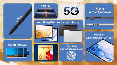 Samsung Galaxy Tab S8 Plus Mới (Chính hãng Việt Nam)